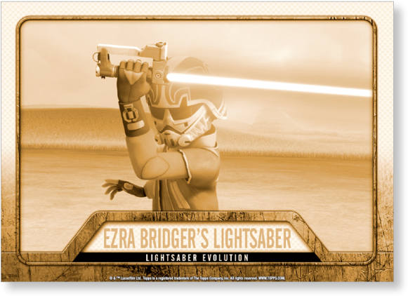 2016 Star Wars Evolution Ezra Bridger's Lightsaber - Picture Frame (700x700), Png Download