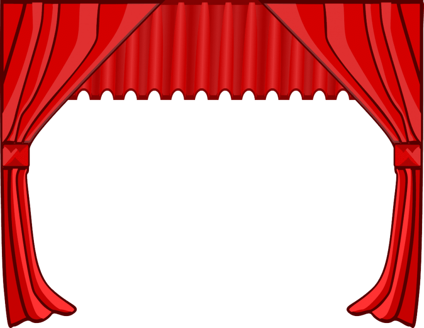 Free Png Download Curtains Clipart Png Photo Png Images - Theater Curtains Clip Art (850x657), Png Download