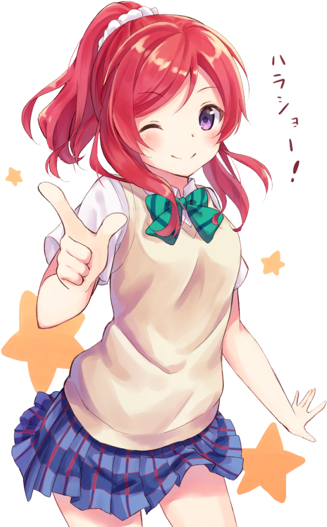 Nishikino Maki Long Hair (700x1031), Png Download