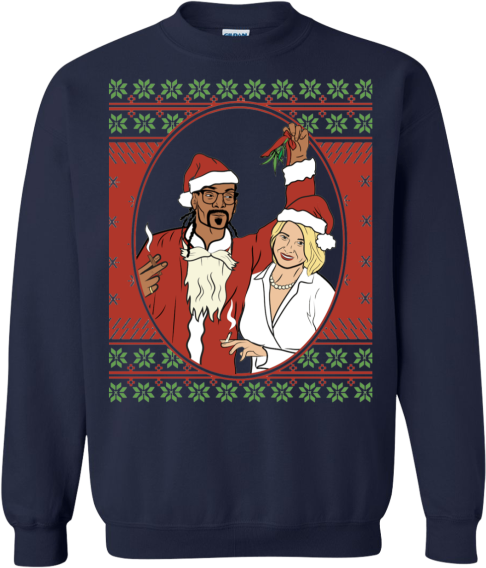 Twas The Nizzle Before Christmizzle - Garfield Ugly Christmas Sweater (1155x1155), Png Download