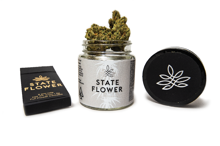 Packaged And Lab-tested Flowers - Box (753x502), Png Download