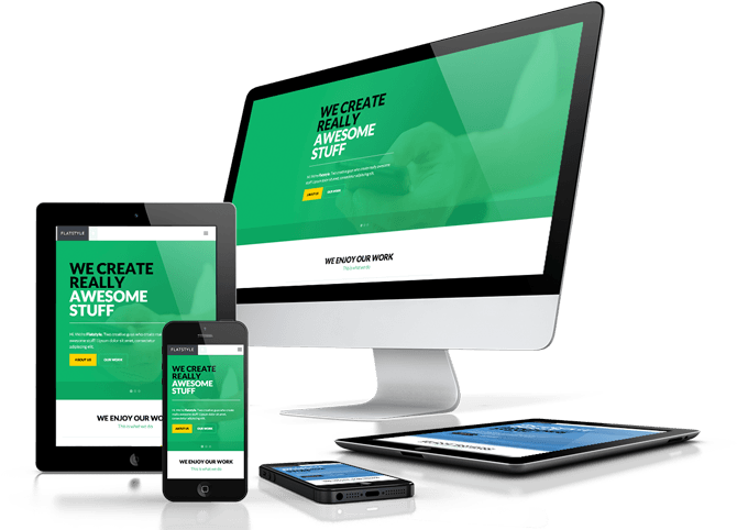 Responsive Web Development In Saket - Responsive Website Mockup Png (1022x489), Png Download