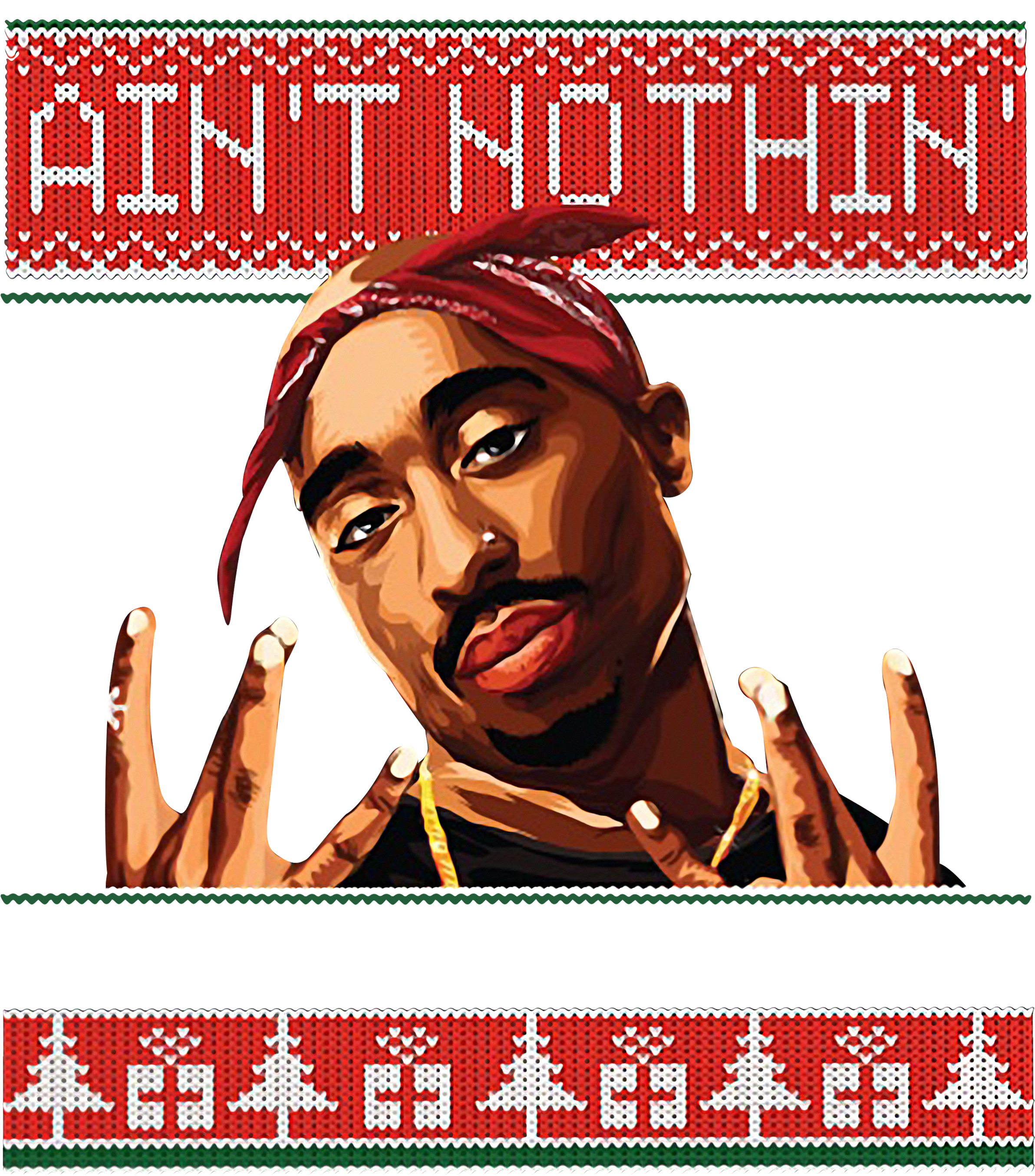 Snoop Dogg Ain't Nothin But A Christmas Party Ugly - Poster (2400x3200), Png Download