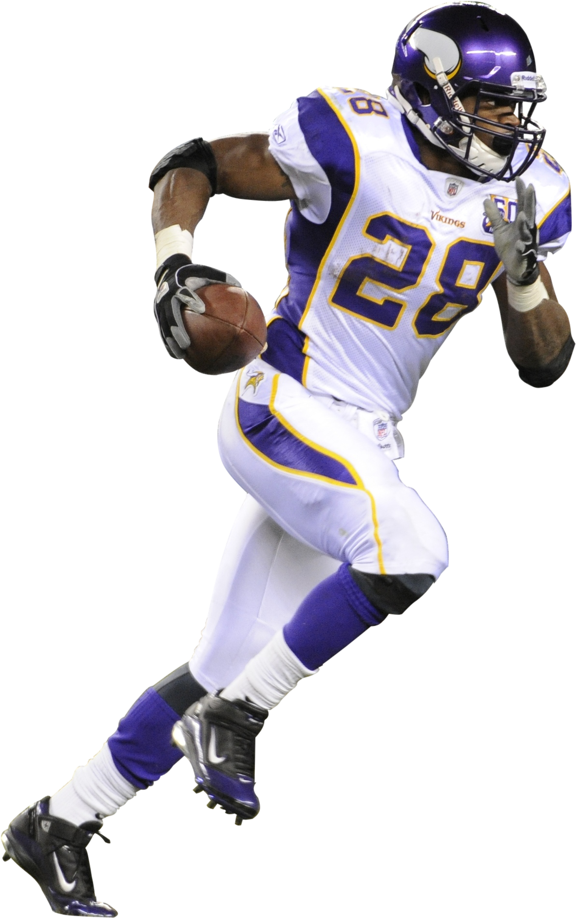 Nfl Player Cuts - Adrian Peterson Render (1182x1883), Png Download
