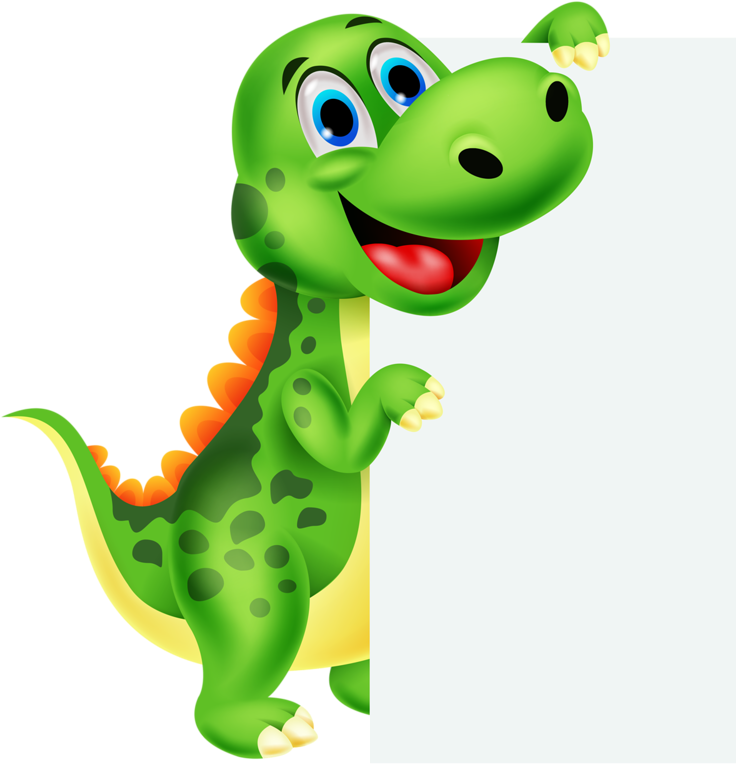 Dinossauros Png Personalizados Dinossauros Dinossauros - Clipart Dinosaur Cartoon (756x800), Png Download