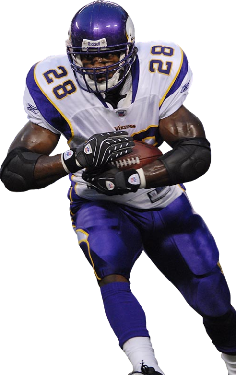 Nfl Player Cuts - Adrian Peterson Gif Transparent Background (482x766), Png Download