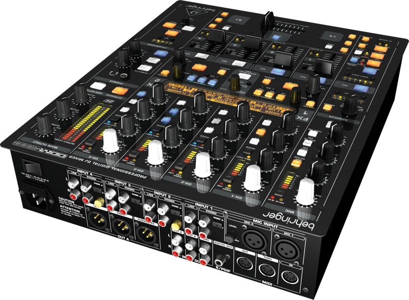 5-channel Ultimate Digital Dj Mixer With Bpm Counter - Behringer Mixer 2018 (800x587), Png Download