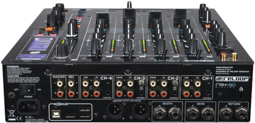 Reloop Rmx-80 Digital Dj Mixer - Reloop Rmx 80 Output (736x560), Png Download