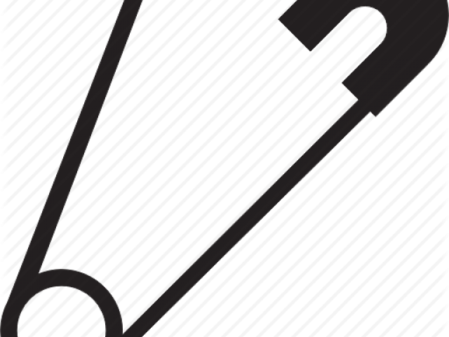 Black Clipart Clothespin - Monochrome (640x480), Png Download