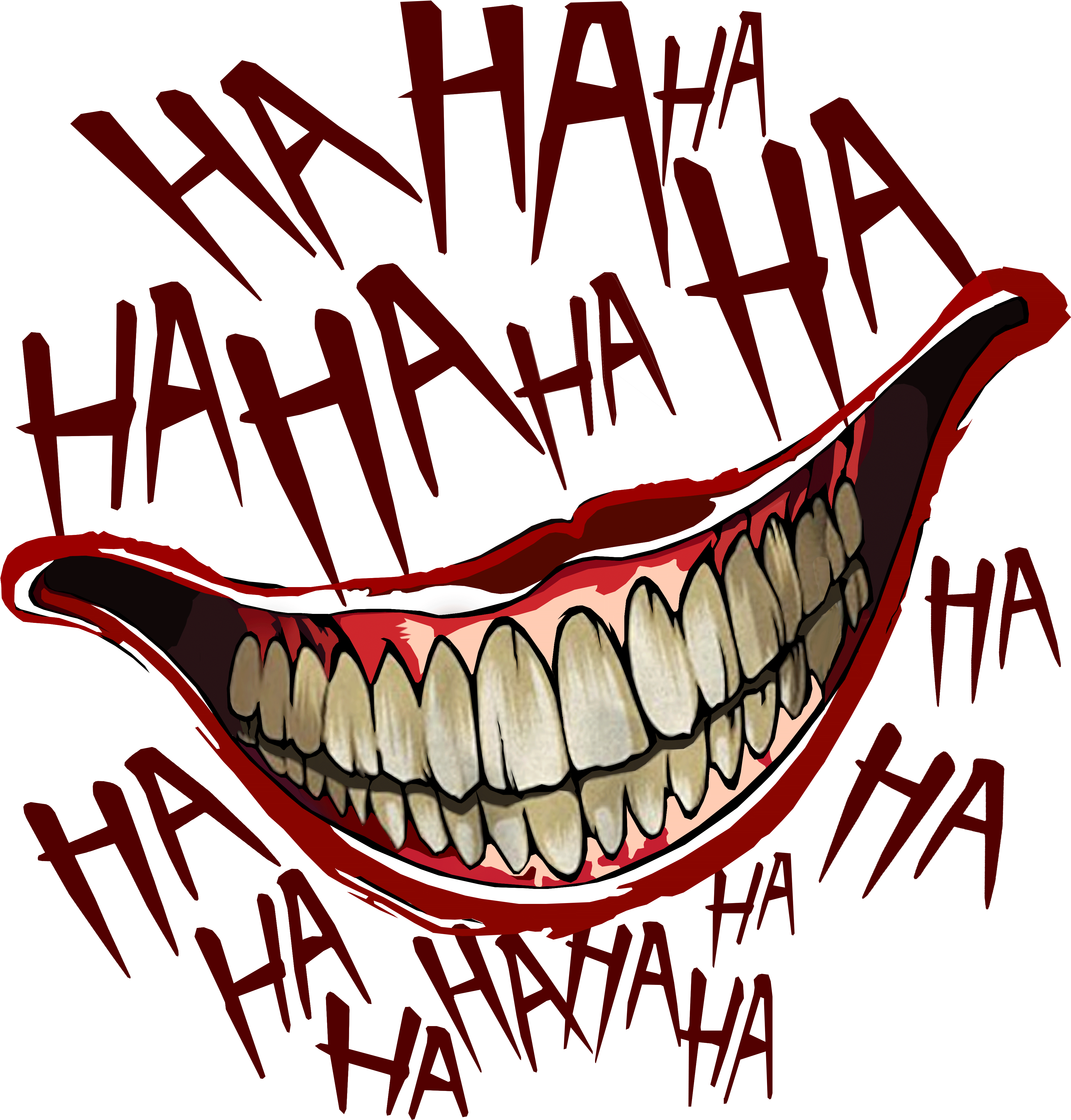 Haha Png - Joker Escuadron Suicida Haha (4000x4000), Png Download