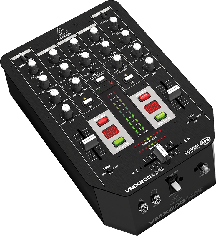 Behringer Vmx200usb Software Bundle Vca Control Bpm - Behringer Vmx 200 Usb (734x800), Png Download