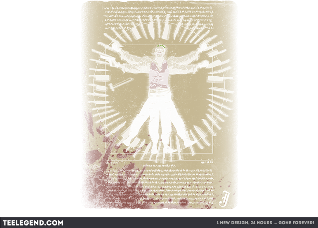 Vitruvian Killer - Poster (1110x822), Png Download