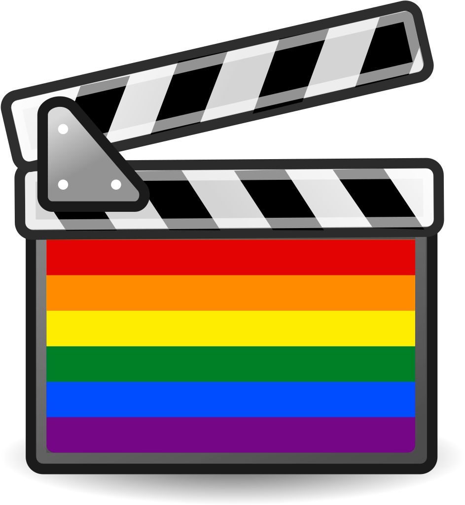 Lgbt Film Clapperboard - Action Movie Clipart (1024x1024), Png Download