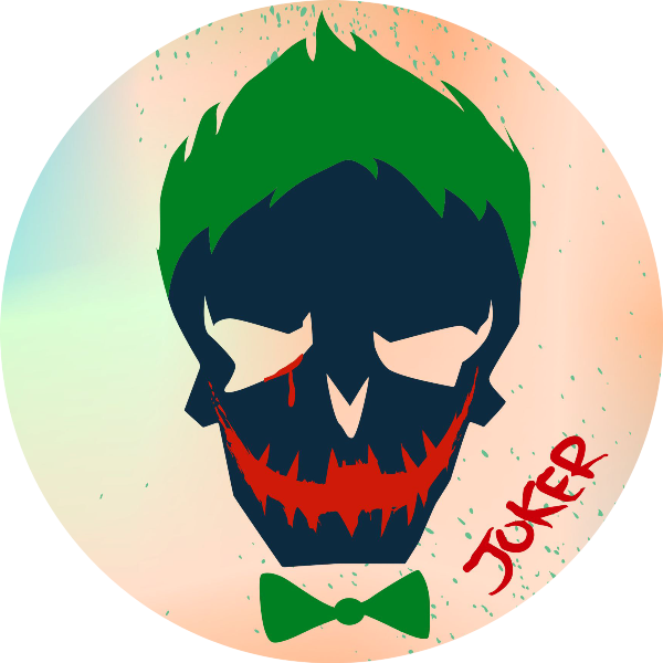 Joker Sticker Car Stickersmag Suicide Squad Joker Emoji Full Size Png Download Seekpng