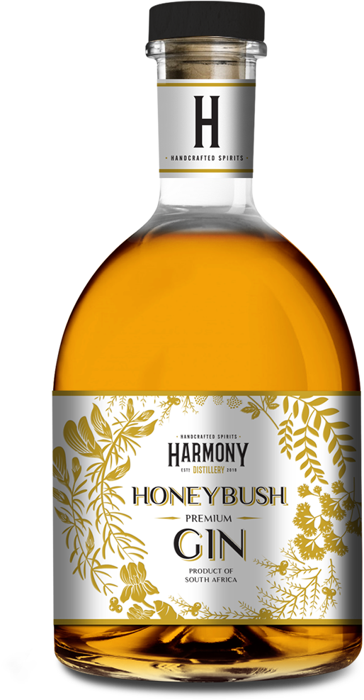 Gin Bottle - Harmony Gin (785x1151), Png Download