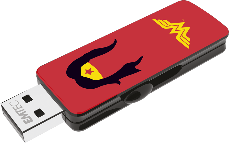 M700 Sh Iconics Wonderwoman 3/4 Top Open - Usb Wonder Woman (800x800), Png Download