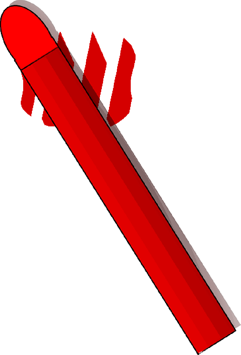 Red Crayon Coloring - Red Arrow Pointing Down Right (800x1177), Png Download