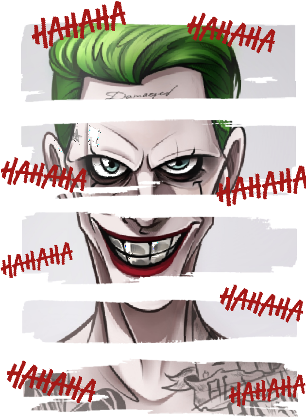 Model Image T Shirt - Joker Draw (637x910), Png Download