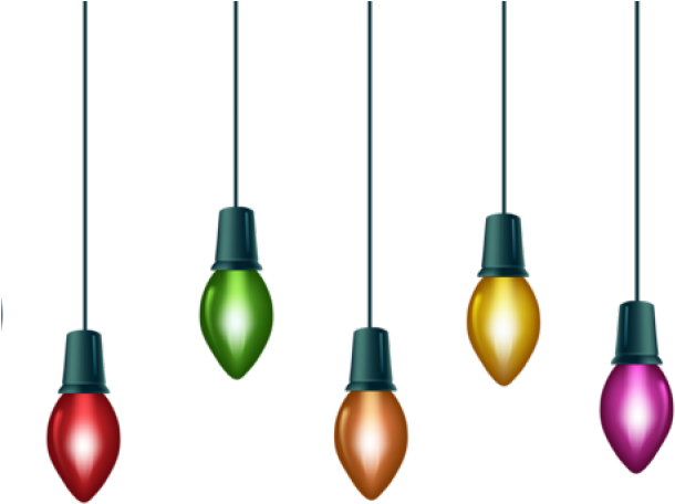 Png Freeuse Lighting Clipart Light Beam - Christmas Lights Transparent Background (640x480), Png Download