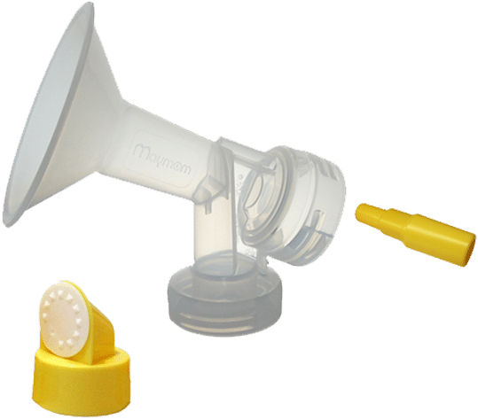 Maymom Flange For Spectra,1 Valve, 1 Membrane, 1 Tubing - Breast Pump (640x640), Png Download