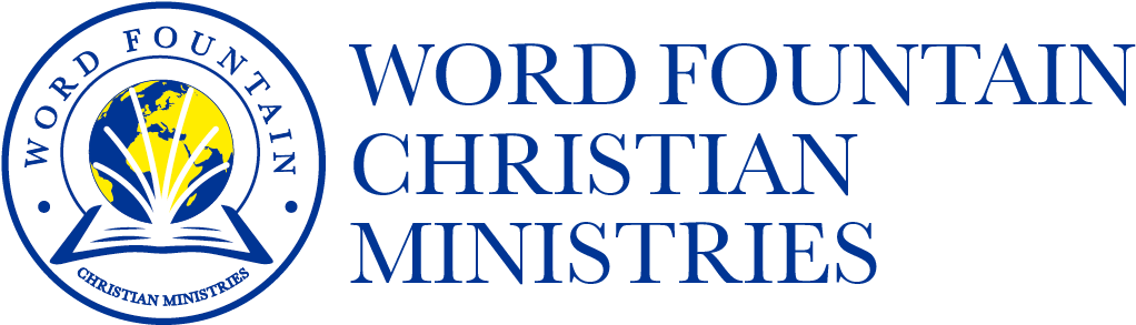 Word Fountain Christian Ministries - Tan (1042x313), Png Download