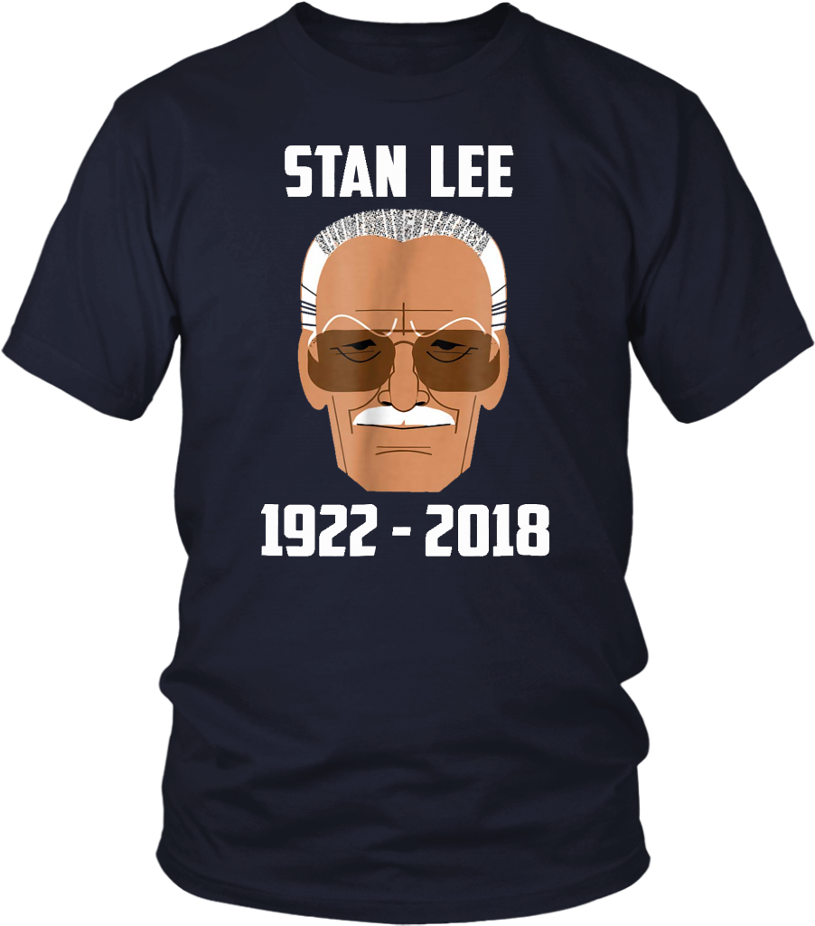 Stan Lee Rip Rest In Peace Love Superhero Real - Larry Bernandez T Shirt (1024x1024), Png Download