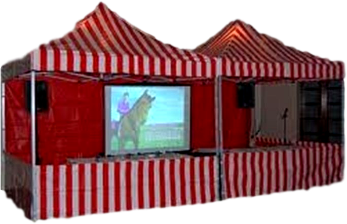 Double Carnival Tent Details - House (754x500), Png Download