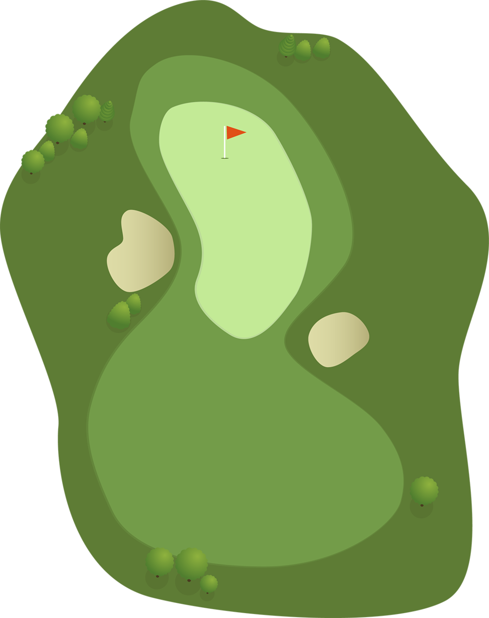 Hole-11 - Grass (1000x1265), Png Download