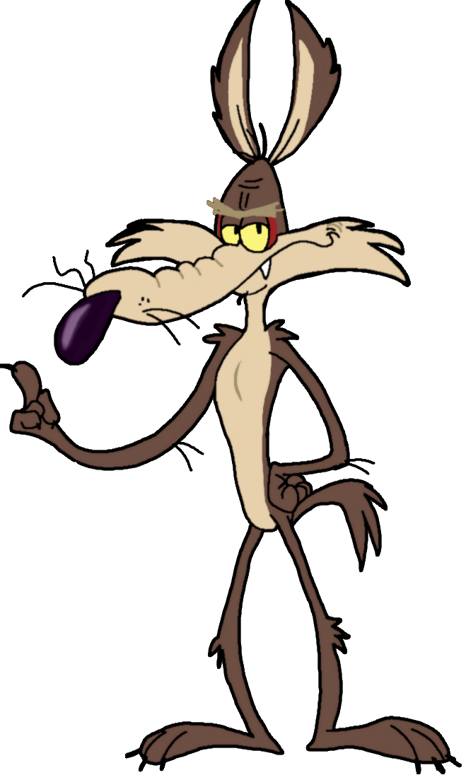 Wile E Coyote (659x1096), Png Download