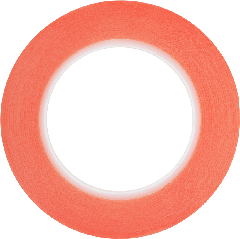 3mm Premium Red Double Sided Adhesive Roll - Circle (1200x1200), Png Download