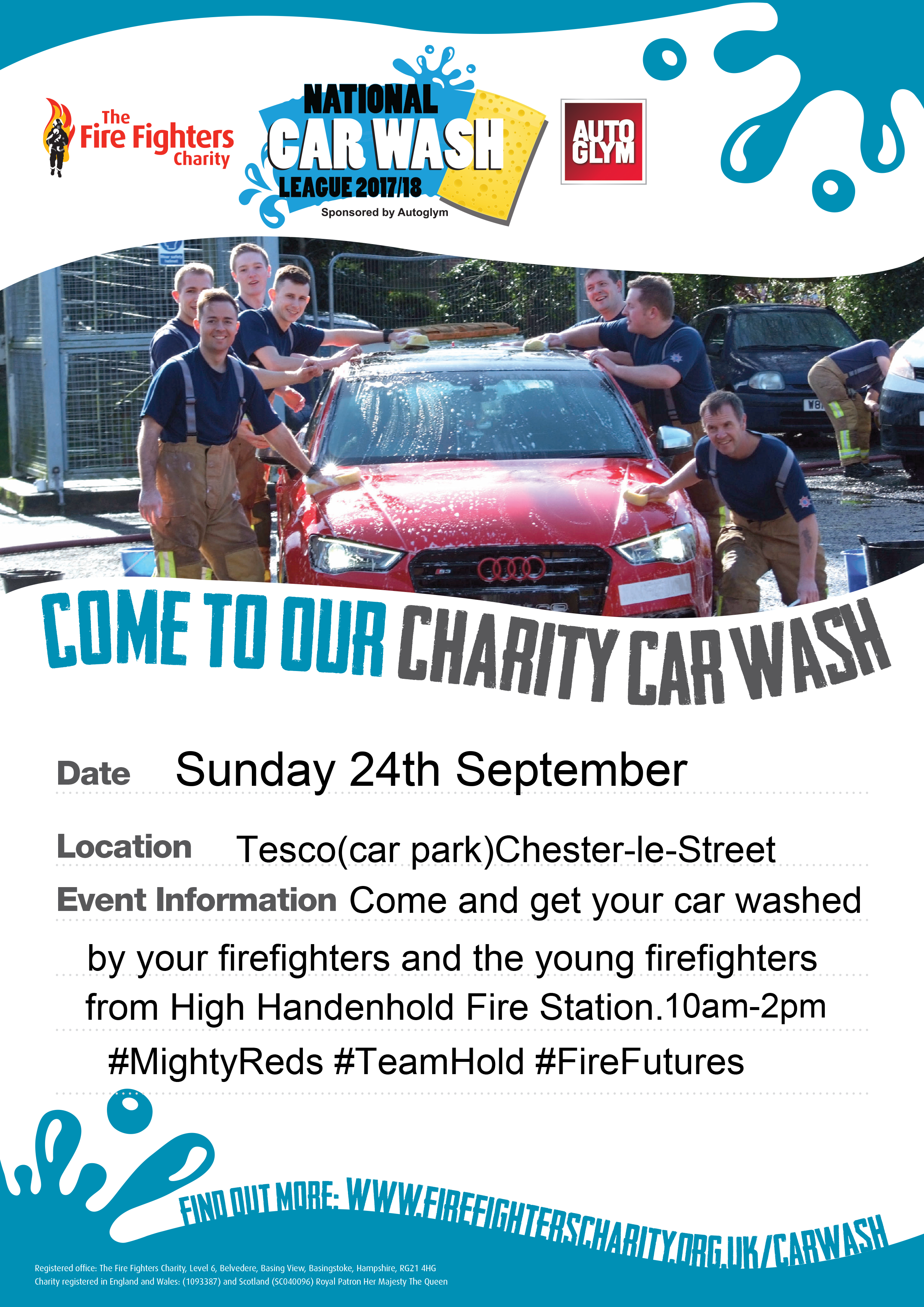 High Handenhold Car Wash Sunday 24 September - Firefighters Charity (2480x3508), Png Download