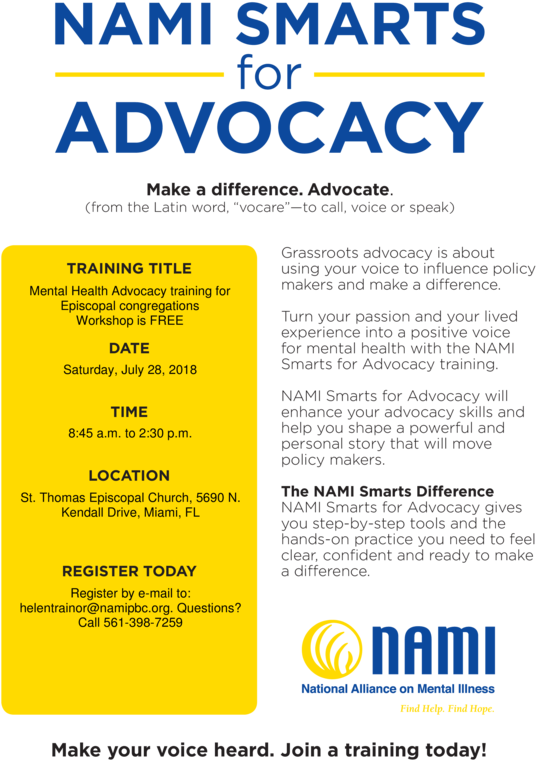 What Is Nami Florida Nami Is The Nation's Largest Grassroots - National Alliance On Mental Illness (650x841), Png Download