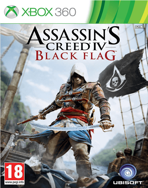 Assassins Creed Iv Black Flag - Assassin Creed Black Flag 360 (552x700), Png Download