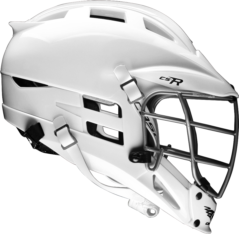 Cascade Matte Black Helmet - Cascade Cs R Lacrosse Helmet (973x1080), Png Download