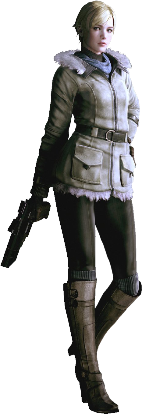 Sherry Birkin Re6 Render By Jillvalentin - Resident Evil 6 Sherry Png (411x1023), Png Download