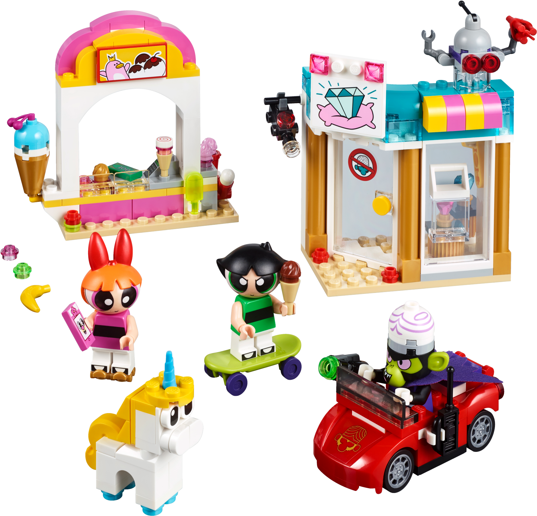 Mojo Jojo Strikes - Lego Powerpuff Girl Sets (2400x1800), Png Download