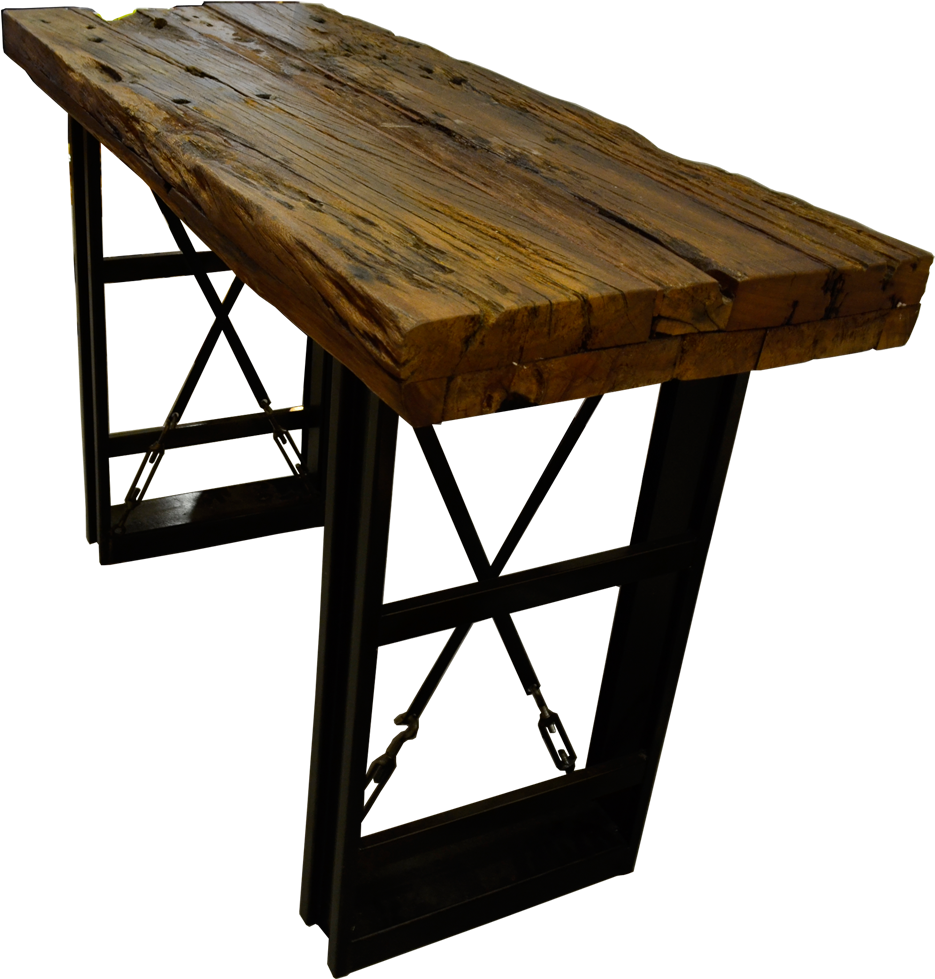 Railway Table - Trestle Desk (1200x1200), Png Download