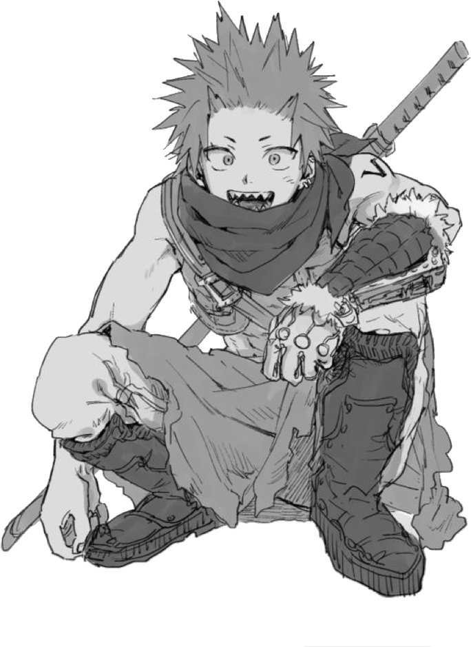 852 X 1024 3 - Eijiro Kirishima Manga Transparent (852x1024), Png Download
