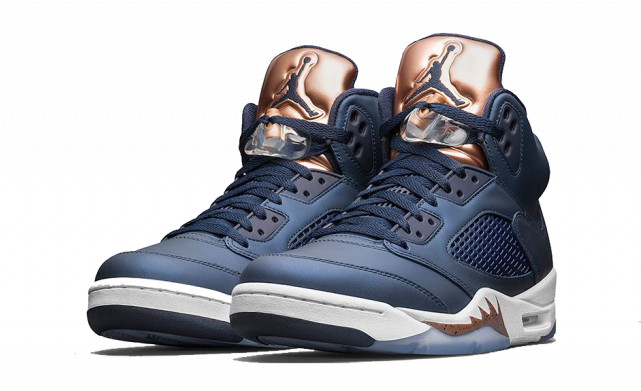 Sports Paradise - Nike Air Jordan 5 Bronze (640x640), Png Download