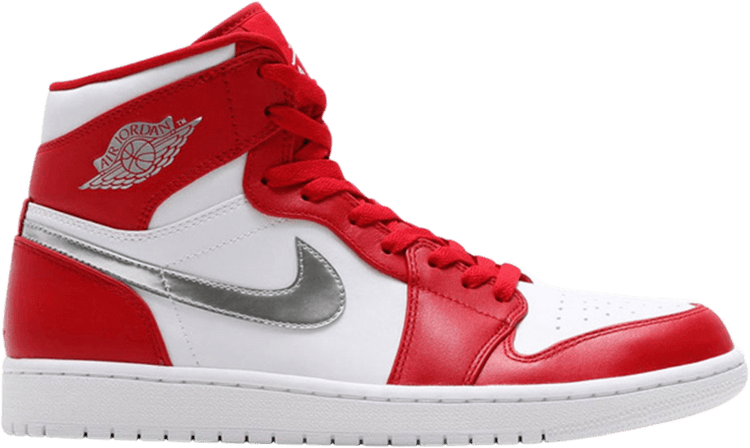 Air Jordan 1 Retro High 'silver Medal' - Jordan 1 Silver Medal (750x448), Png Download