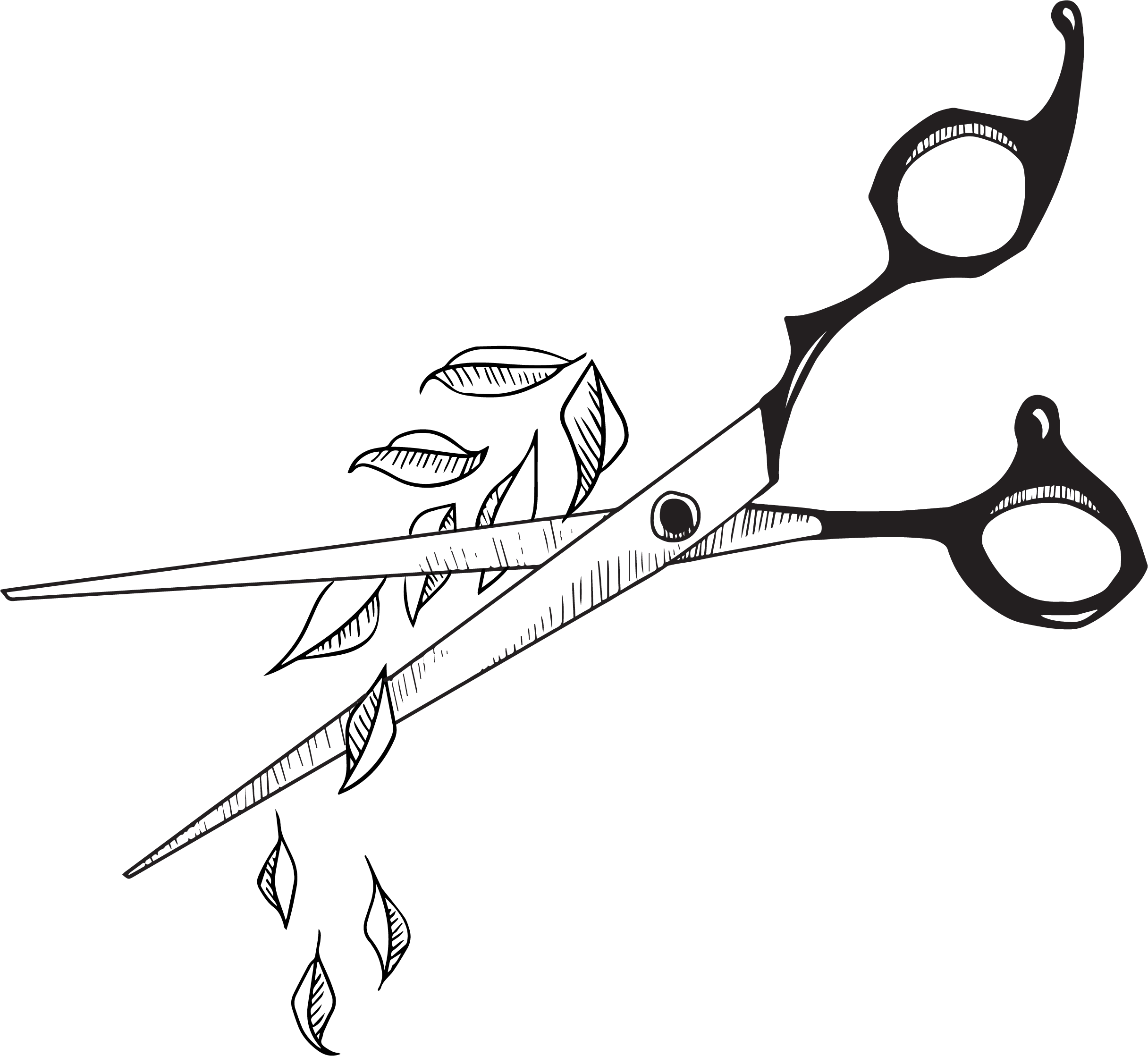 Hedge Trimmer Logo - Line Art (2432x2237), Png Download