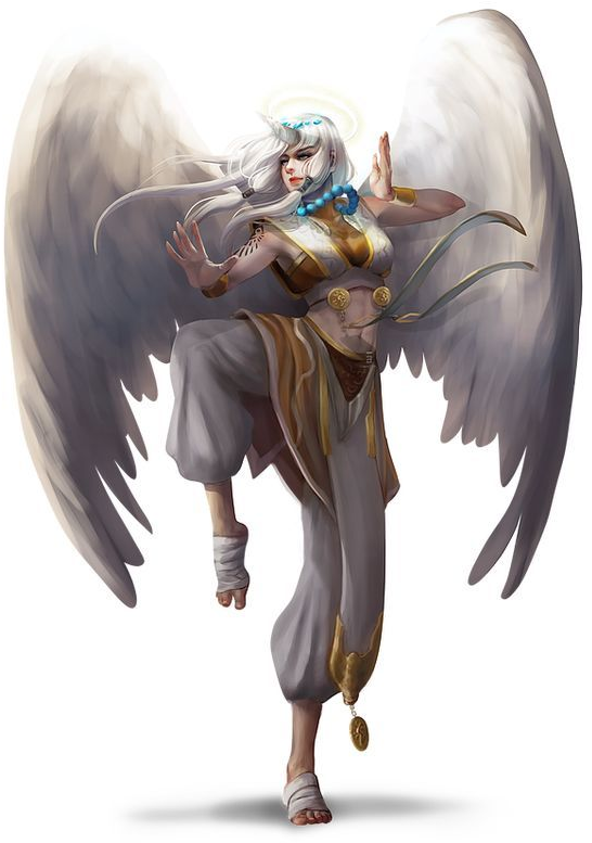 Aasimars - Pathfinder Angel (564x814), Png Download