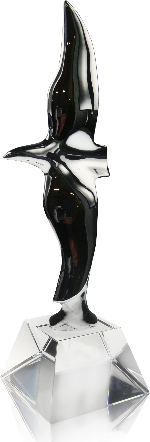 Soaring Eagle - Statue (643x1778), Png Download