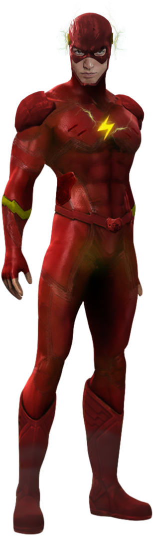 Dceu Ezra Miller Flash By Thearrowverse - Flash Picture No Background (670x1191), Png Download