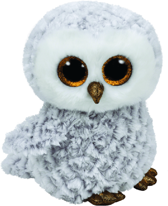 Owlette The White Owl - Beanie Boos Owlette (650x735), Png Download
