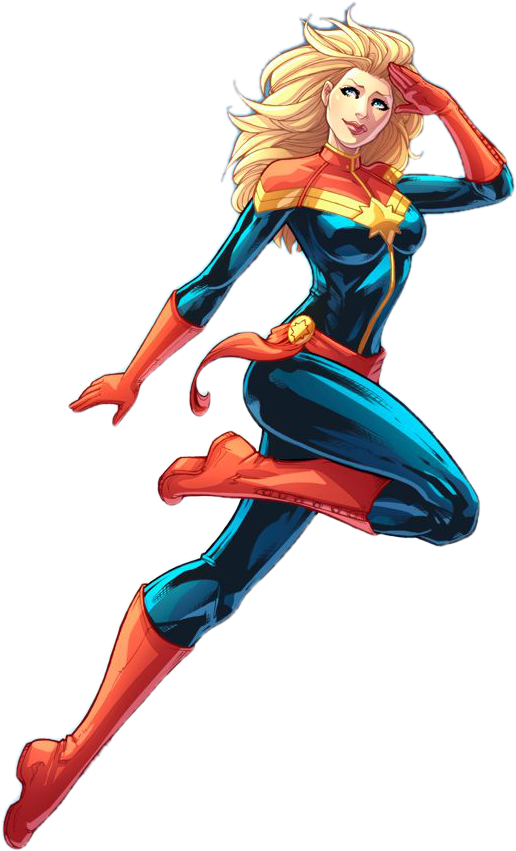 Captain Marvel Transparent Png Images - Captain Marvel Carol Danvers Avengers (660x1020), Png Download