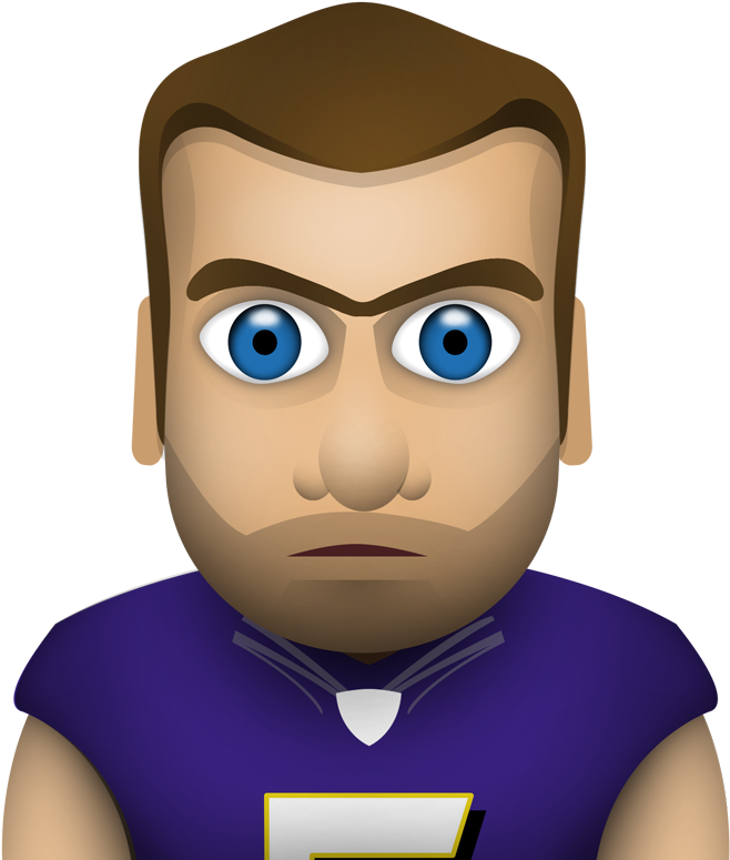 Football Touchdown Emoji - Cartoon (800x800), Png Download