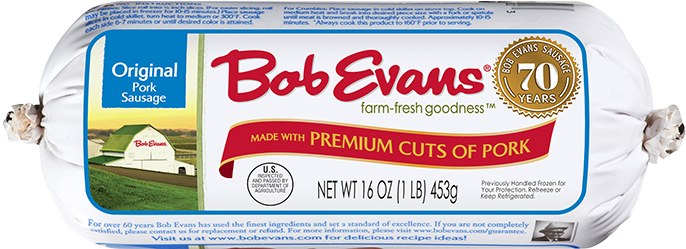 Bob Evans Original Roll Sausage - Bob Evans Original Sausage (700x700), Png Download