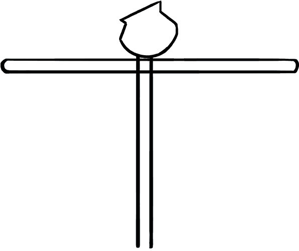 How To Draw Scarecrow (680x678), Png Download