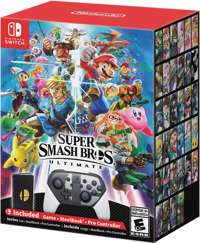 Nintendo Store - Super Smash Bros Ultimate Special Edition (640x480), Png Download